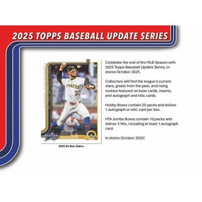 2025 Topps Update Series Baseball Jumbo Box