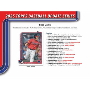 2025 Topps Update Series Baseball Jumbo Box