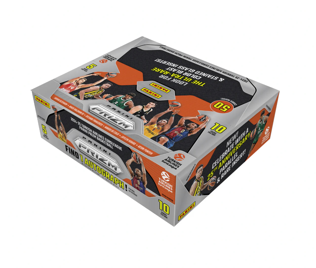 2024-25 Panini Turkish Airlines Euroleague Prizm Basketball Hobby Box Pick Your Pack