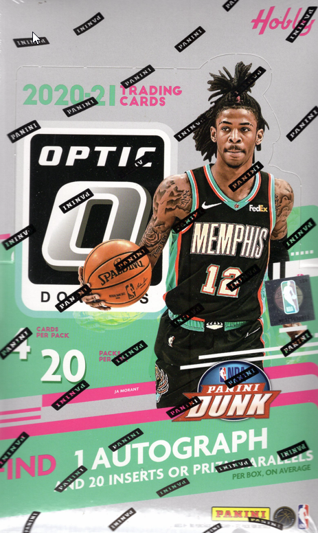 2020/21 Panini Donruss Optic Basketball Hobby 12 Box Case
