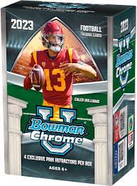 2023 Bowman University Chrome Football 7-Pack Blaster Box