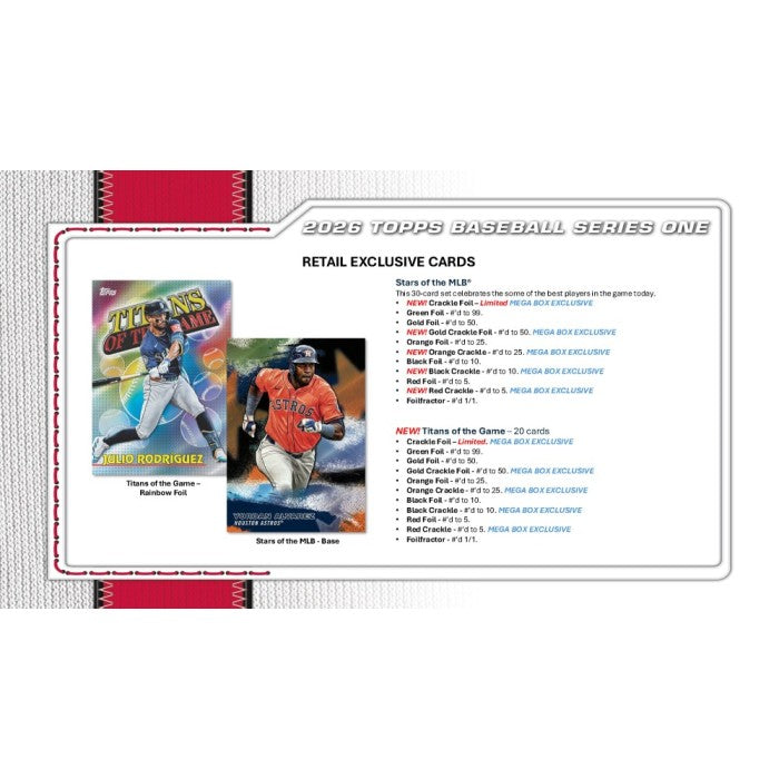2026 Topps Series 1 Baseball Jumbo Box