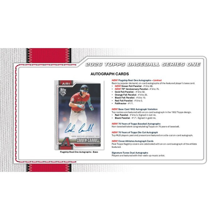 2026 Topps Series 1 Baseball 6-Pack Blaster Box
