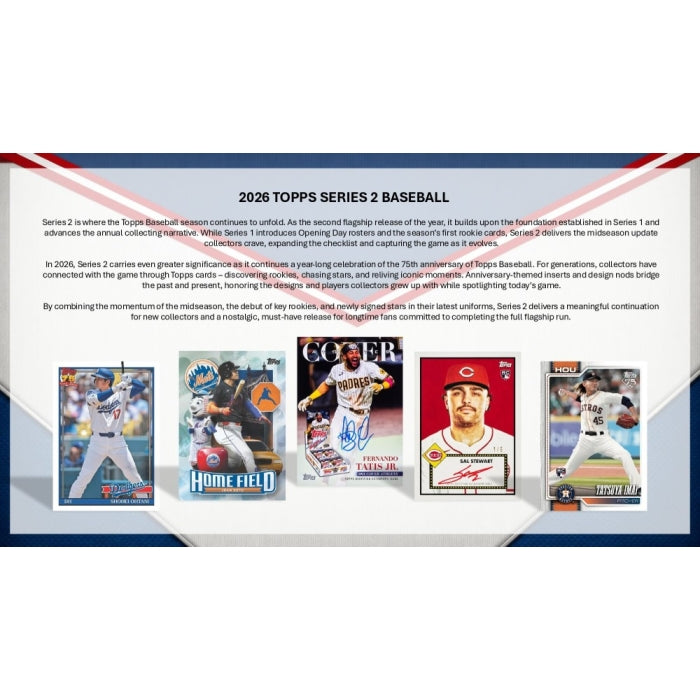 2026 Topps Series 2 Baseball Mega Box (Presell)