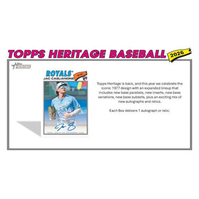 2026 Topps Heritage Baseball Hanger Box