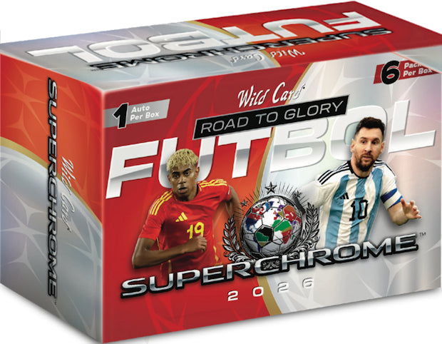 2026 Wild Card SuperChrome Soccer: Road To Glory Box