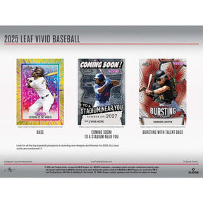 2025 Leaf Vivid Baseball Hobby Box