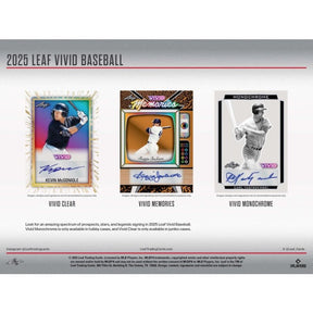 2025 Leaf Vivid Baseball Hobby Box