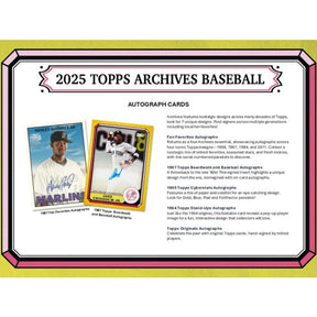 2025 Topps Archives Baseball 7-Pack Blaster Box