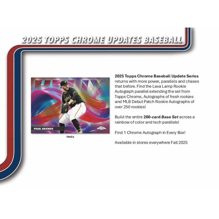 2025 Topps Chrome Update Series Baseball Hobby Jumbo Box