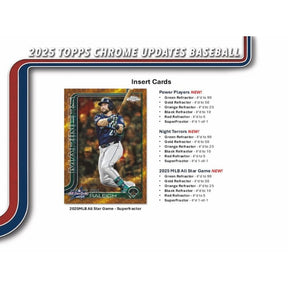 2025 Topps Chrome Update Series Baseball Breaker Delight Box