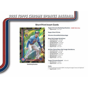 2025 Topps Chrome Update Series Baseball Mega Box