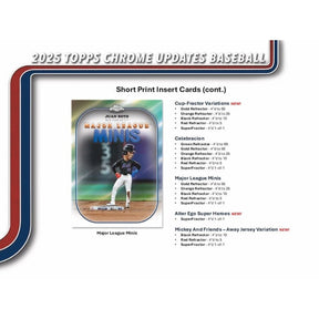 2025 Topps Chrome Update Series Baseball Mega Box
