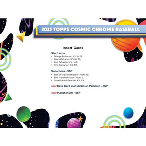 2025 Topps Cosmic Chrome Baseball Hobby Box
