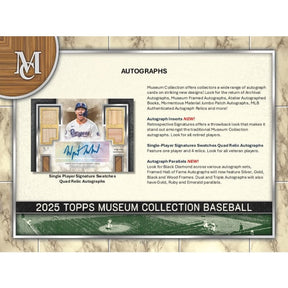 2025 Topps Museum Collection Baseball Hobby Box