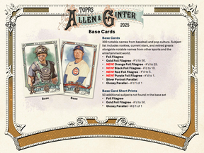 2025 Topps Allen & Ginter Baseball Fat Pack