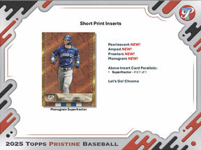 2025 Topps Pristine Baseball Hobby Box