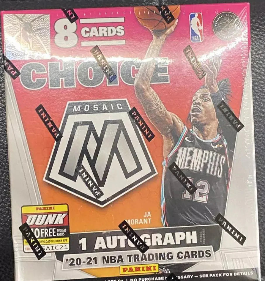 2020-21 Panini Mosaic Choice Basketball 20 Box Case