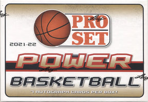2021-22 Pro Set Power Basketball Hobby 12 Box Case